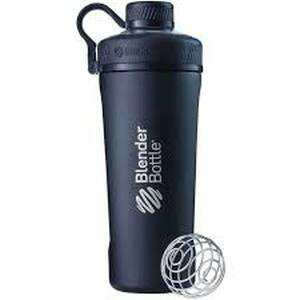 BlenderBottle&trade; RADIAN RVS Zwart - Eiwitshaker/Bidon - 770 ml