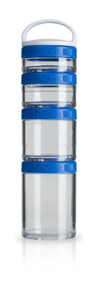BlenderBottle™ GOSTAK Blauw - Starter 4Pak opbergbakjes - 40ml/60ml/100ml/150ml