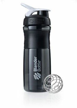 BlenderBottle™ SPORTMIXER Big Zwart/Wit met oog - Eiwitshaker / Bidon  - 820 ml