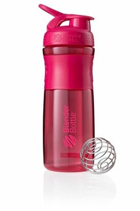 BlenderBottle™ SPORTMIXER Big Fashion Roze met oog - Eiwitshaker / Bidon  - 820 ml