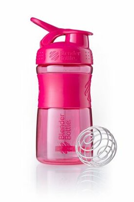 BlenderBottle™ SPORTMIXER Small Fashion Roze met oog - Eiwitshaker / Bidon  - 590 ml