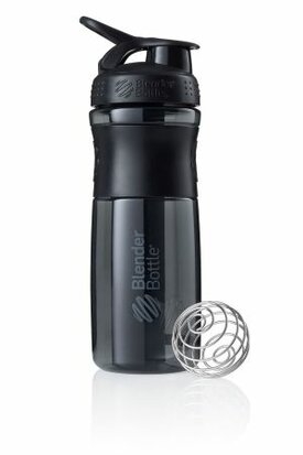 BlenderBottle™ SPORTMIXER Big Zwart/Zwart met oog - Eiwitshaker / Bidon  - 820 ml