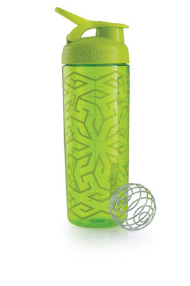 BlenderBottle™ SIGNATURE SLEEK Groen Zen Gala met oog - Eiwitshaker/Bidon - 820 ml 