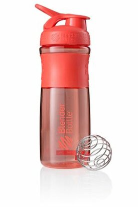 BlenderBottle™ SPORTMIXER Big Koraalrood met oog - Eiwitshaker / Bidon  - 820 ml