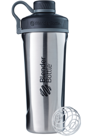 BlenderBottle™ RADIAN RVS Chroom - Eiwitshaker/Bidon - 770 ml