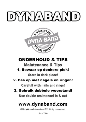 DYNABAND ROL | ZWARE weerstand 1 rol van 45 meter | De nummer 1 weerstandsband | PAARS