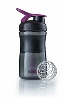 BlenderBottle™ SPORTMIXER Small Zwart/Paarsblauw/Plum met oog - Eiwitshaker / Bidon  - 590 ml